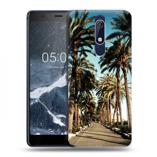 Дизайнерский пластиковый чехол для Nokia 5.1 Hawaii