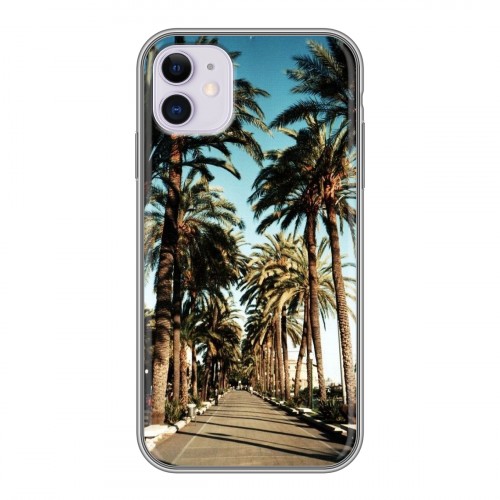 Дизайнерский силиконовый чехол для Iphone 11 Hawaii