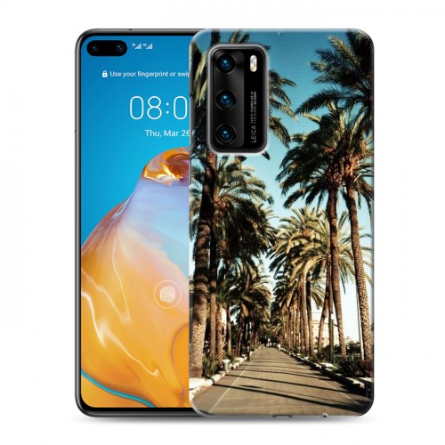 Дизайнерский пластиковый чехол для Huawei P40 Hawaii