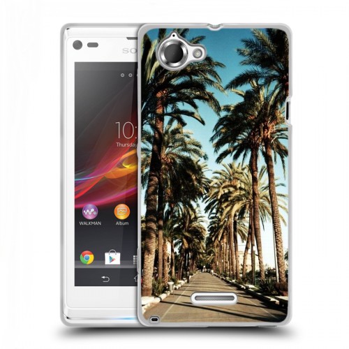 Дизайнерский пластиковый чехол для Sony Xperia L Hawaii