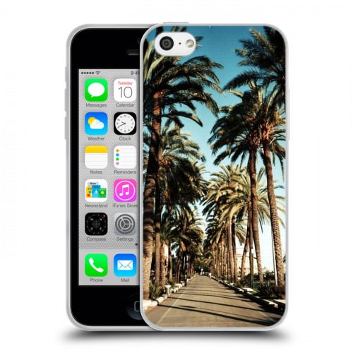 Дизайнерский пластиковый чехол для Iphone 5c Hawaii