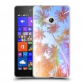 Дизайнерский пластиковый чехол для Microsoft Lumia 540 Hawaii