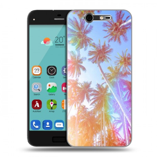 Дизайнерский силиконовый чехол для ZTE Blade S7 Hawaii