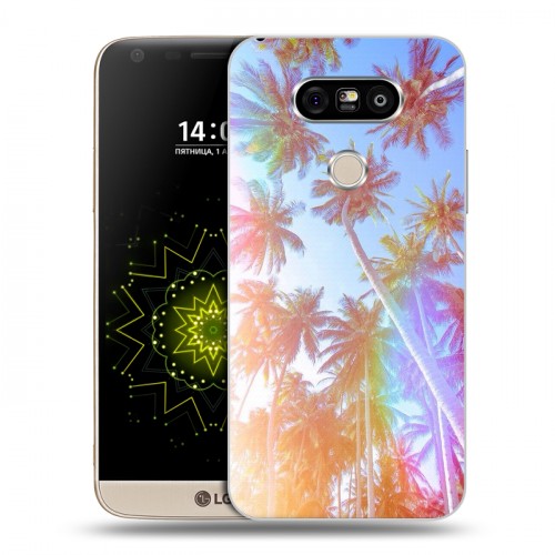 Дизайнерский пластиковый чехол для LG G5 Hawaii