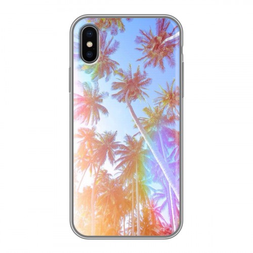 Дизайнерский силиконовый чехол для Iphone x10 Hawaii