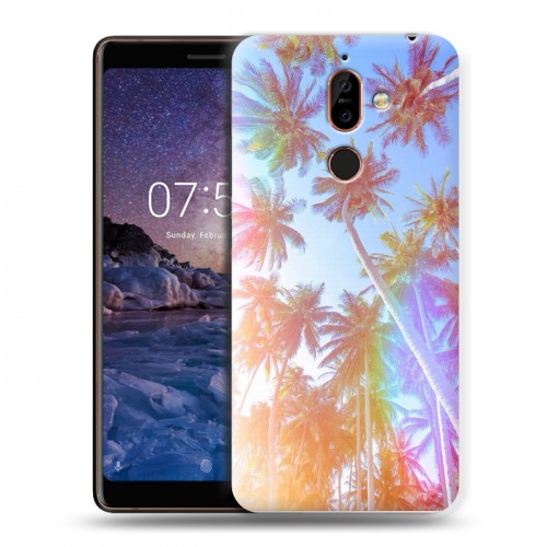 Дизайнерский пластиковый чехол для Nokia 7 Plus Hawaii