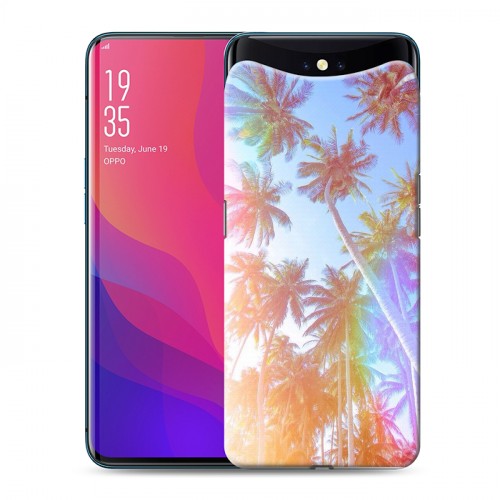 Дизайнерский силиконовый чехол для OPPO Find X Hawaii