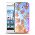 Дизайнерский пластиковый чехол для Huawei Ascend D2 Hawaii