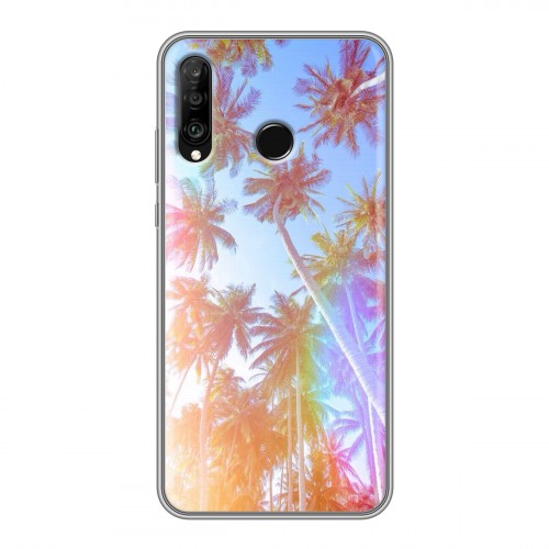 Дизайнерский силиконовый чехол для Huawei P30 Lite Hawaii