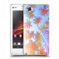 Дизайнерский пластиковый чехол для Sony Xperia L Hawaii