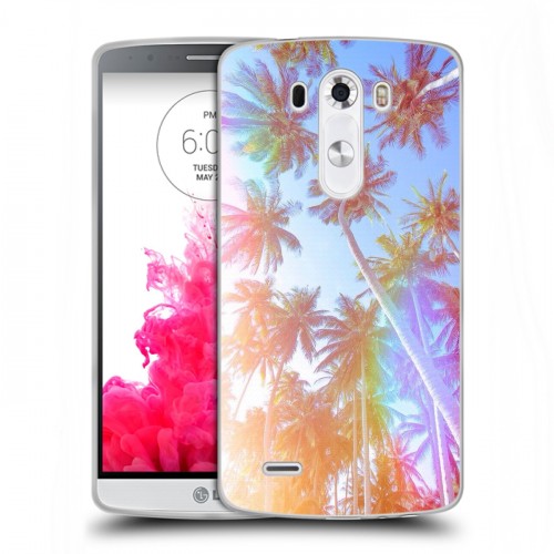 Дизайнерский силиконовый чехол для LG G3 (Dual-LTE) Hawaii