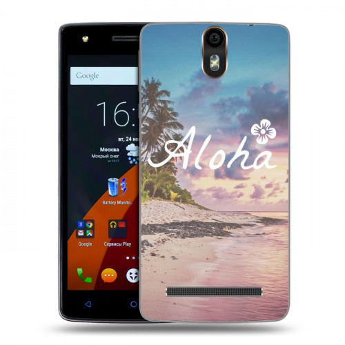 Дизайнерский силиконовый чехол для Wileyfox Storm Hawaii