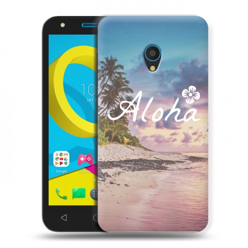 Дизайнерский пластиковый чехол для Alcatel U5 Hawaii