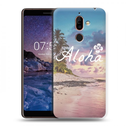 Дизайнерский пластиковый чехол для Nokia 7 Plus Hawaii