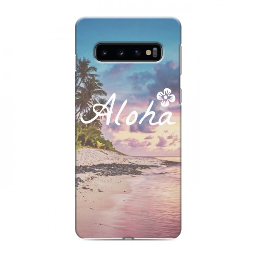 Дизайнерский силиконовый чехол для Samsung Galaxy S10 Hawaii