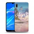 Дизайнерский пластиковый чехол для Huawei Y6 (2019) Hawaii