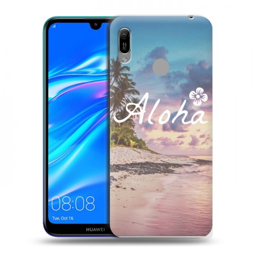 Дизайнерский пластиковый чехол для Huawei Y6 (2019) Hawaii