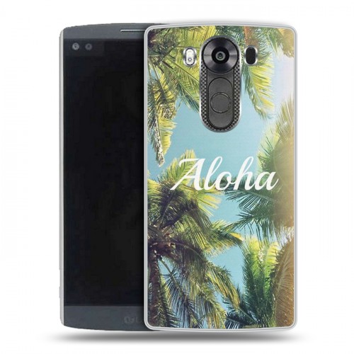 Дизайнерский пластиковый чехол для LG V10 Hawaii