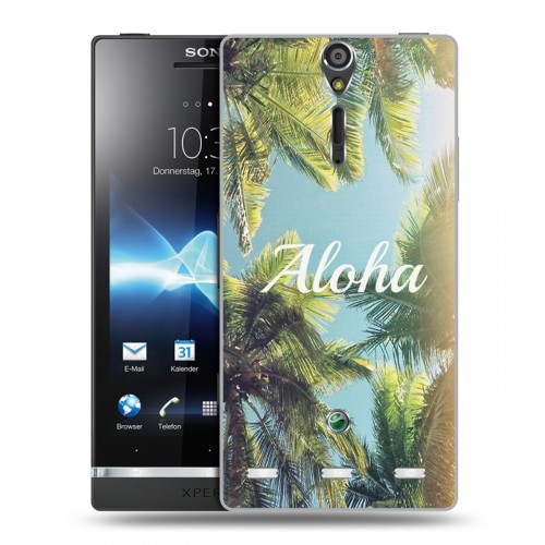 Дизайнерский пластиковый чехол для Sony Xperia S Hawaii