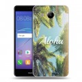 Дизайнерский пластиковый чехол для Huawei Y3 (2017) Hawaii