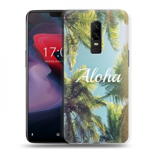 Дизайнерский пластиковый чехол для OnePlus 6 Hawaii