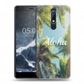 Дизайнерский пластиковый чехол для Nokia 5.1 Hawaii