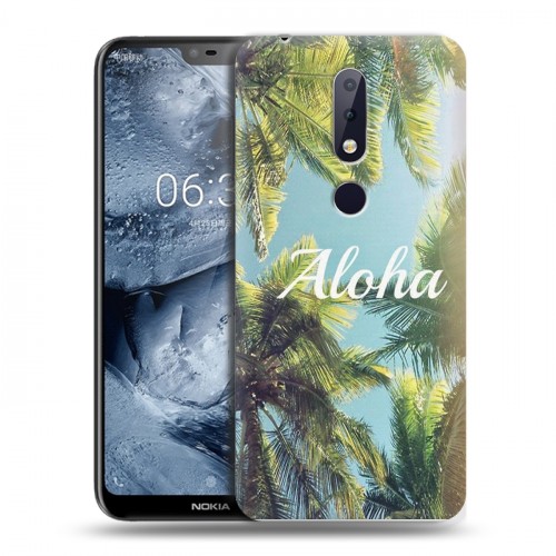 Дизайнерский пластиковый чехол для Nokia 6.1 Plus Hawaii