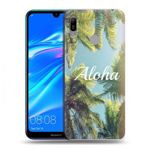 Дизайнерский пластиковый чехол для Huawei Y6 (2019) Hawaii