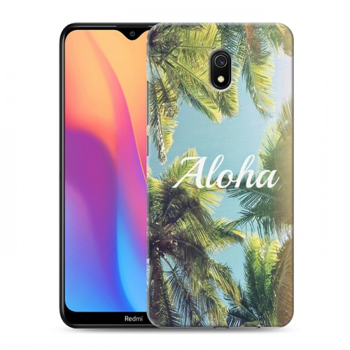 Дизайнерский силиконовый с усиленными углами чехол для Xiaomi RedMi 8A Hawaii