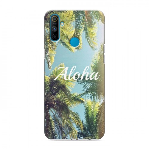 Дизайнерский силиконовый чехол для Realme C3 Hawaii