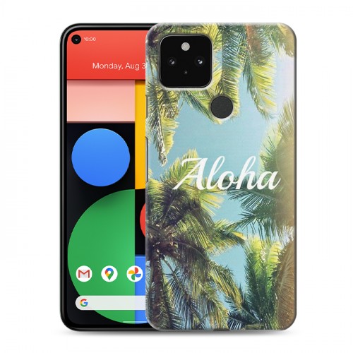 Дизайнерский пластиковый чехол для Google Pixel 5 Hawaii