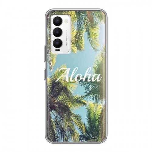 Дизайнерский силиконовый чехол для Tecno Camon 18 Hawaii