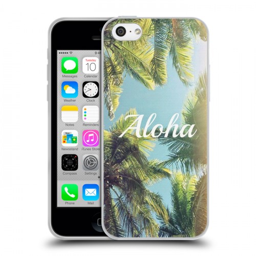 Дизайнерский пластиковый чехол для Iphone 5c Hawaii