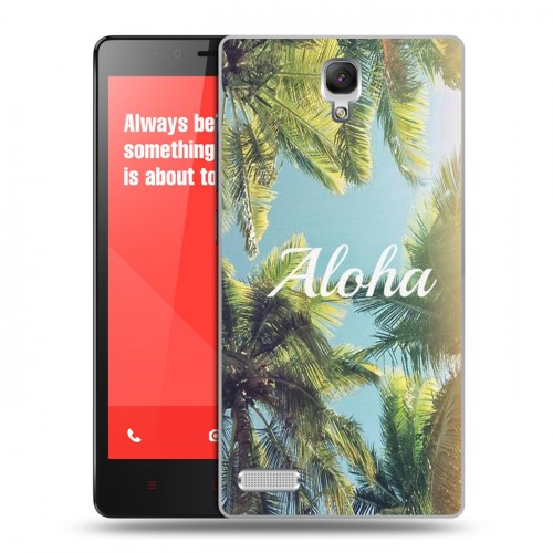 Дизайнерский пластиковый чехол для Xiaomi RedMi Note Hawaii