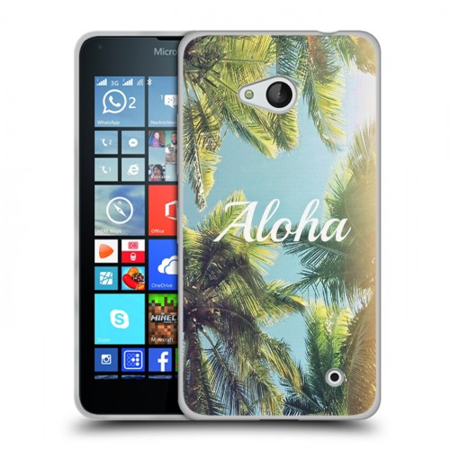 Дизайнерский пластиковый чехол для Microsoft Lumia 640 Hawaii