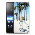 Дизайнерский пластиковый чехол для Sony Xperia TX Hawaii