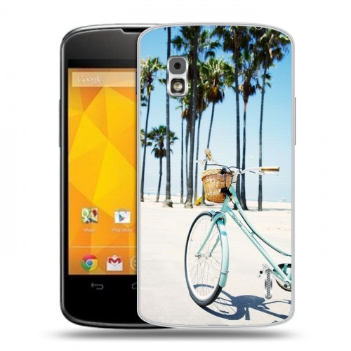 Дизайнерский пластиковый чехол для LG Google Nexus 4 Hawaii