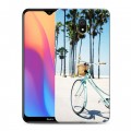 Дизайнерский силиконовый с усиленными углами чехол для Xiaomi RedMi 8A Hawaii