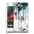 Дизайнерский пластиковый чехол для Sony Xperia L Hawaii