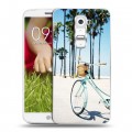 Дизайнерский пластиковый чехол для LG Optimus G2 mini Hawaii