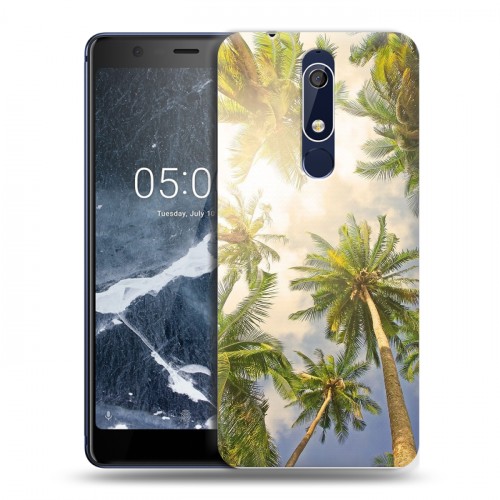 Дизайнерский пластиковый чехол для Nokia 5.1 Hawaii