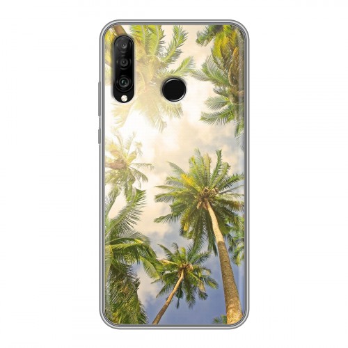 Дизайнерский силиконовый чехол для Huawei P30 Lite Hawaii