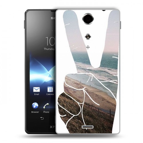 Дизайнерский пластиковый чехол для Sony Xperia TX Hawaii