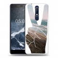 Дизайнерский пластиковый чехол для Nokia 5.1 Hawaii