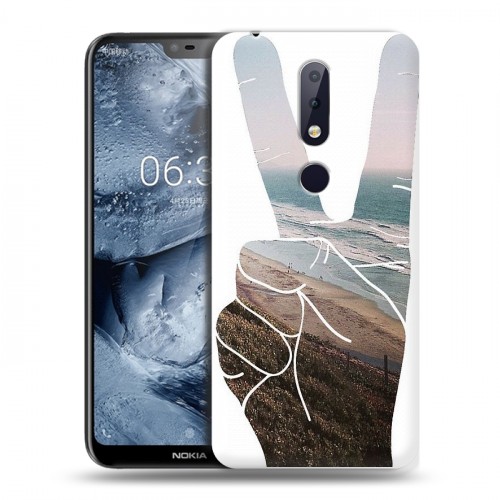 Дизайнерский пластиковый чехол для Nokia 6.1 Plus Hawaii