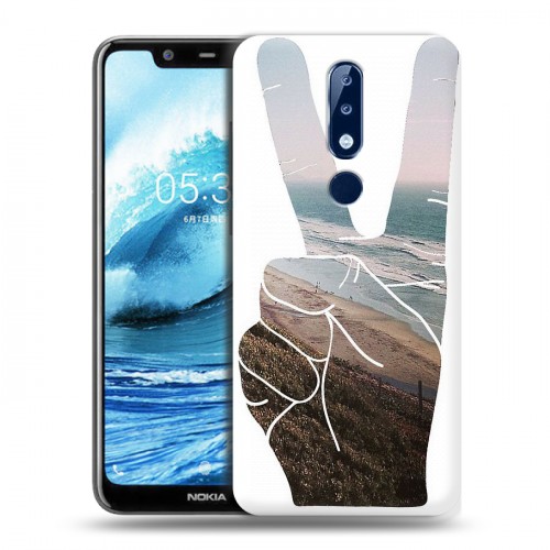 Дизайнерский силиконовый чехол для Nokia 5.1 Plus Hawaii