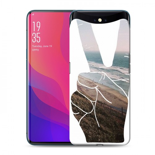 Дизайнерский силиконовый чехол для OPPO Find X Hawaii