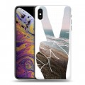 Дизайнерский силиконовый чехол для Iphone Xs Max Hawaii