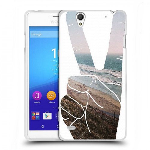 Дизайнерский пластиковый чехол для Sony Xperia C4 Hawaii