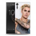 Дизайнерский пластиковый чехол для Sony Xperia XZs Джастин Бибер